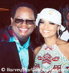 Producer Harvey Star Washington and Actress Victoria Rowell