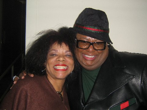 Harvey Star Washington hanging with Jamie Brown from Sister 2 Sister magazine