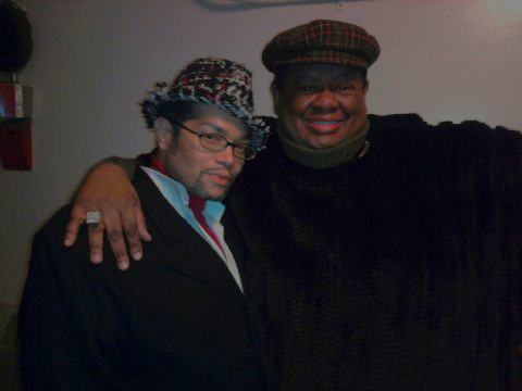 HARVEY STAR WASHINGTON AND MAKE-UP ARTIST DERRICK RUTLEDGE